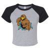Women's Micro Rib Raglan Baby Tee Thumbnail