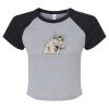 Women's Micro Rib Raglan Baby Tee Thumbnail