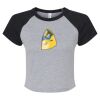 Women's Micro Rib Raglan Baby Tee Thumbnail
