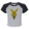 Women's Micro Rib Raglan Baby Tee Thumbnail