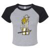 Women's Micro Rib Raglan Baby Tee Thumbnail
