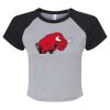 Women's Micro Rib Raglan Baby Tee Thumbnail