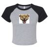 Women's Micro Rib Raglan Baby Tee Thumbnail