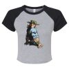 Women's Micro Rib Raglan Baby Tee Thumbnail