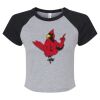 Women's Micro Rib Raglan Baby Tee Thumbnail