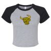 Women's Micro Rib Raglan Baby Tee Thumbnail