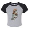 Women's Micro Rib Raglan Baby Tee Thumbnail
