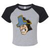 Women's Micro Rib Raglan Baby Tee Thumbnail