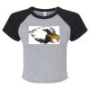 Women's Micro Rib Raglan Baby Tee Thumbnail