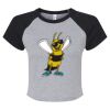 Women's Micro Rib Raglan Baby Tee Thumbnail