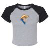 Women's Micro Rib Raglan Baby Tee Thumbnail