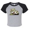 Women's Micro Rib Raglan Baby Tee Thumbnail