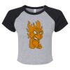 Women's Micro Rib Raglan Baby Tee Thumbnail