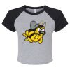 Women's Micro Rib Raglan Baby Tee Thumbnail