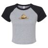 Women's Micro Rib Raglan Baby Tee Thumbnail