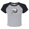 Women's Micro Rib Raglan Baby Tee Thumbnail
