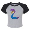 Women's Micro Rib Raglan Baby Tee Thumbnail