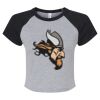 Women's Micro Rib Raglan Baby Tee Thumbnail