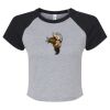 Women's Micro Rib Raglan Baby Tee Thumbnail