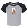Women's Micro Rib Raglan Baby Tee Thumbnail