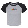 Women's Micro Rib Raglan Baby Tee Thumbnail