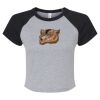 Women's Micro Rib Raglan Baby Tee Thumbnail