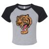 Women's Micro Rib Raglan Baby Tee Thumbnail