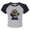 Women's Micro Rib Raglan Baby Tee Thumbnail