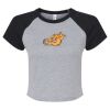 Women's Micro Rib Raglan Baby Tee Thumbnail