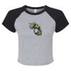 Women's Micro Rib Raglan Baby Tee Thumbnail