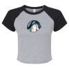 Women's Micro Rib Raglan Baby Tee Thumbnail