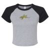 Women's Micro Rib Raglan Baby Tee Thumbnail