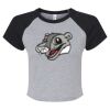 Women's Micro Rib Raglan Baby Tee Thumbnail
