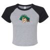Women's Micro Rib Raglan Baby Tee Thumbnail