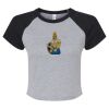 Women's Micro Rib Raglan Baby Tee Thumbnail