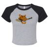 Women's Micro Rib Raglan Baby Tee Thumbnail