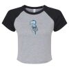 Women's Micro Rib Raglan Baby Tee Thumbnail