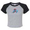 Women's Micro Rib Raglan Baby Tee Thumbnail
