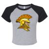 Women's Micro Rib Raglan Baby Tee Thumbnail
