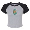 Women's Micro Rib Raglan Baby Tee Thumbnail