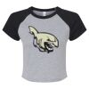 Women's Micro Rib Raglan Baby Tee Thumbnail
