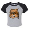 Women's Micro Rib Raglan Baby Tee Thumbnail