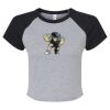 Women's Micro Rib Raglan Baby Tee Thumbnail