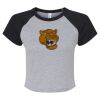 Women's Micro Rib Raglan Baby Tee Thumbnail
