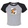 Women's Micro Rib Raglan Baby Tee Thumbnail