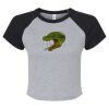 Women's Micro Rib Raglan Baby Tee Thumbnail