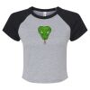 Women's Micro Rib Raglan Baby Tee Thumbnail