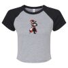 Women's Micro Rib Raglan Baby Tee Thumbnail