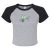 Women's Micro Rib Raglan Baby Tee Thumbnail