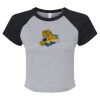 Women's Micro Rib Raglan Baby Tee Thumbnail